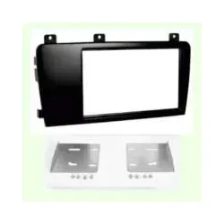 Doppel 2-DIN Blende / KFZ Radioblende für Volvo V70 / XC70 2000-2007 / S60 Ba...