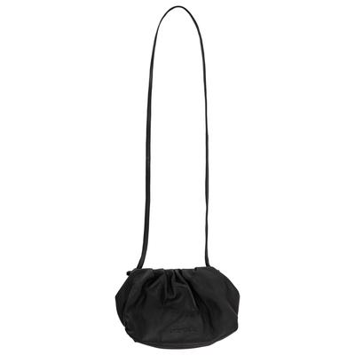 Tragetasche ZWILLINGSHERZ "City Nights", Damen, Gr. B/H/T: 20cm x 7cm x 14cm, schwarz, Rindsleder, Taschen, justierbares Band, softes Leder, perfekt für Abends