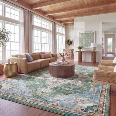 SAFAVIEH Madison Diederike Boho Medallion Distressed Rug