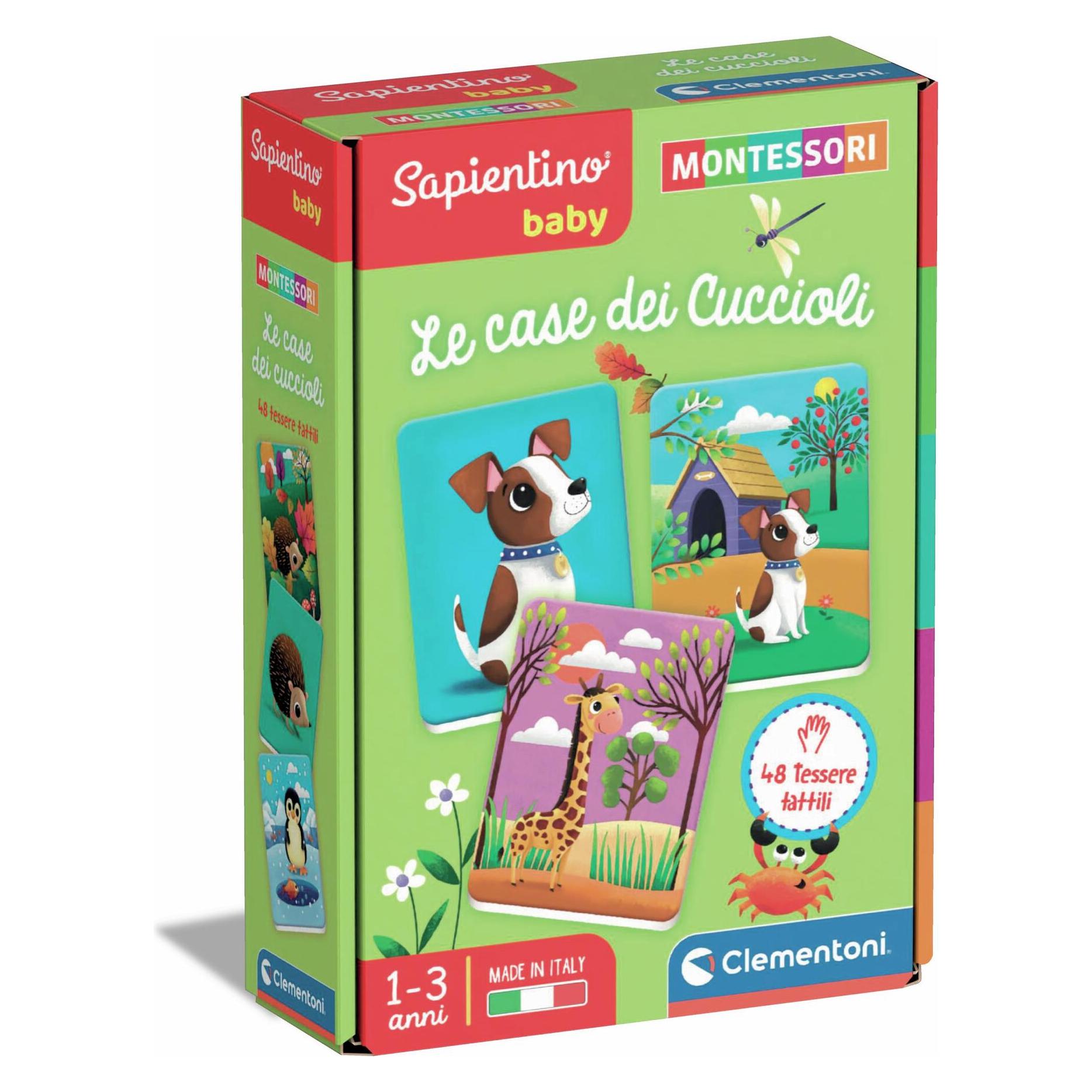 Clementoni Sapientino Montessori Baby-Häuser (1 - 3 Jahre) (16434)