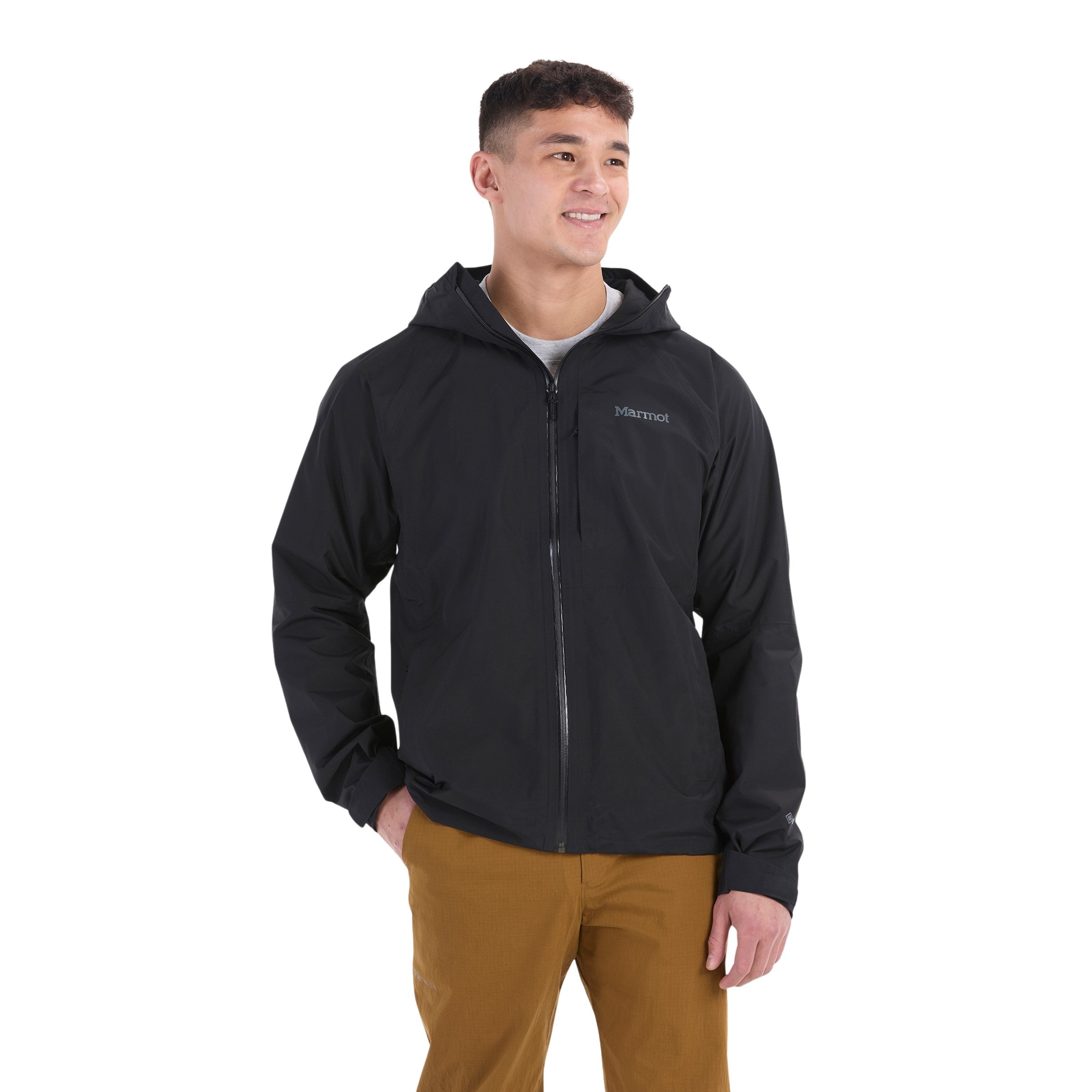 Marmot Waypoint GTX Herren Regenjacke schwarz Größe S Trekking Winddicht Wasserabweisend
