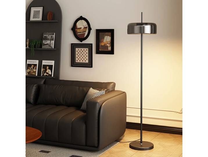 Lampe de sol de luxe simplifiée, lampe de salon, lampe de chambre, lampe de sol pour bureau de villa