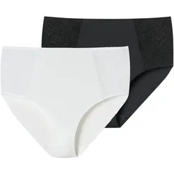 Schiesser Damen Midislip Air Spitze 2er Pack