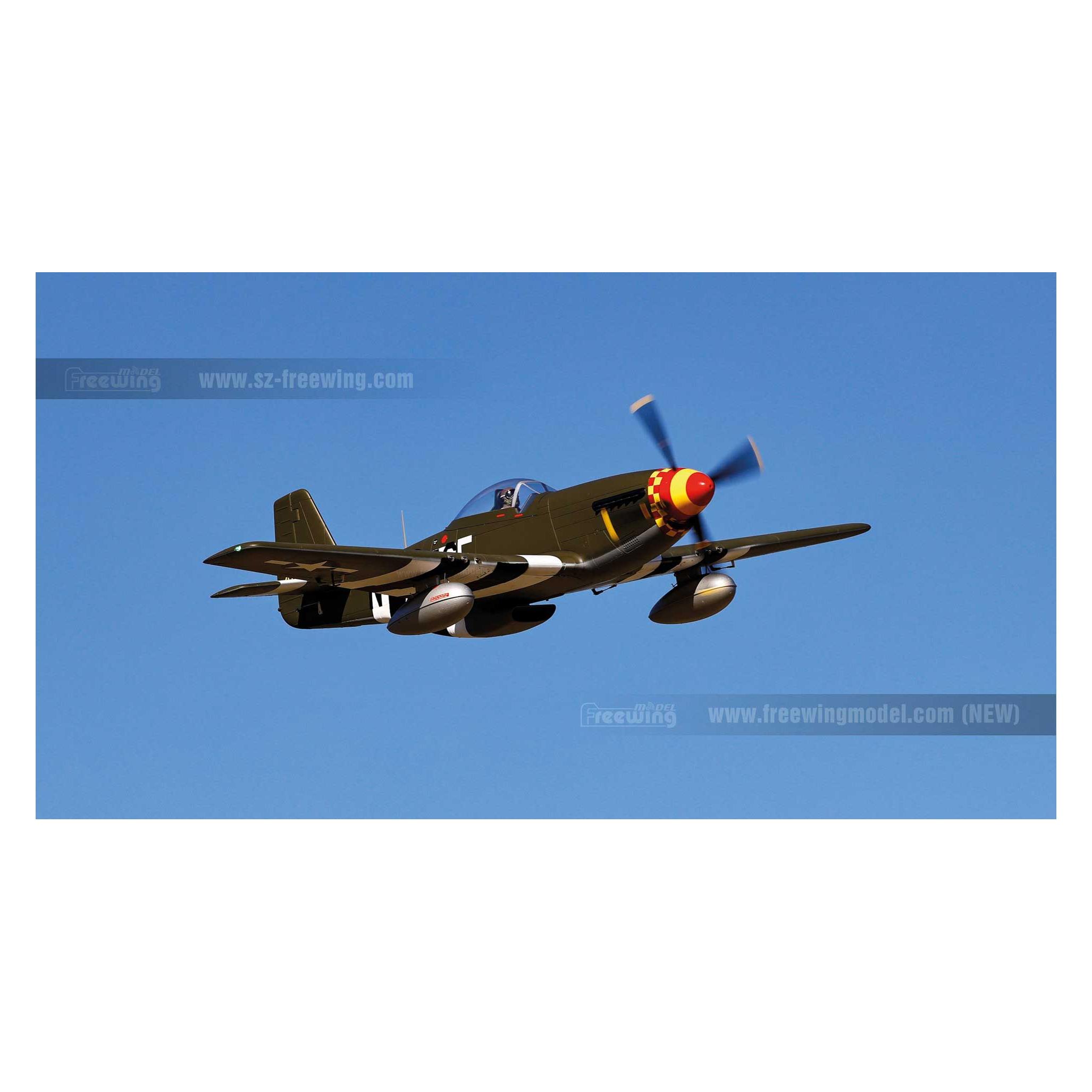 Horizon Flightline Flightline P-51D Mustang PNP + GYRO Warbird (Warbird) (FLW307PG)