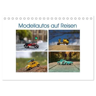 Modellautos auf Reisen (Tischkalender 2027 DIN A5 quer), CALVENDO Monatskalender