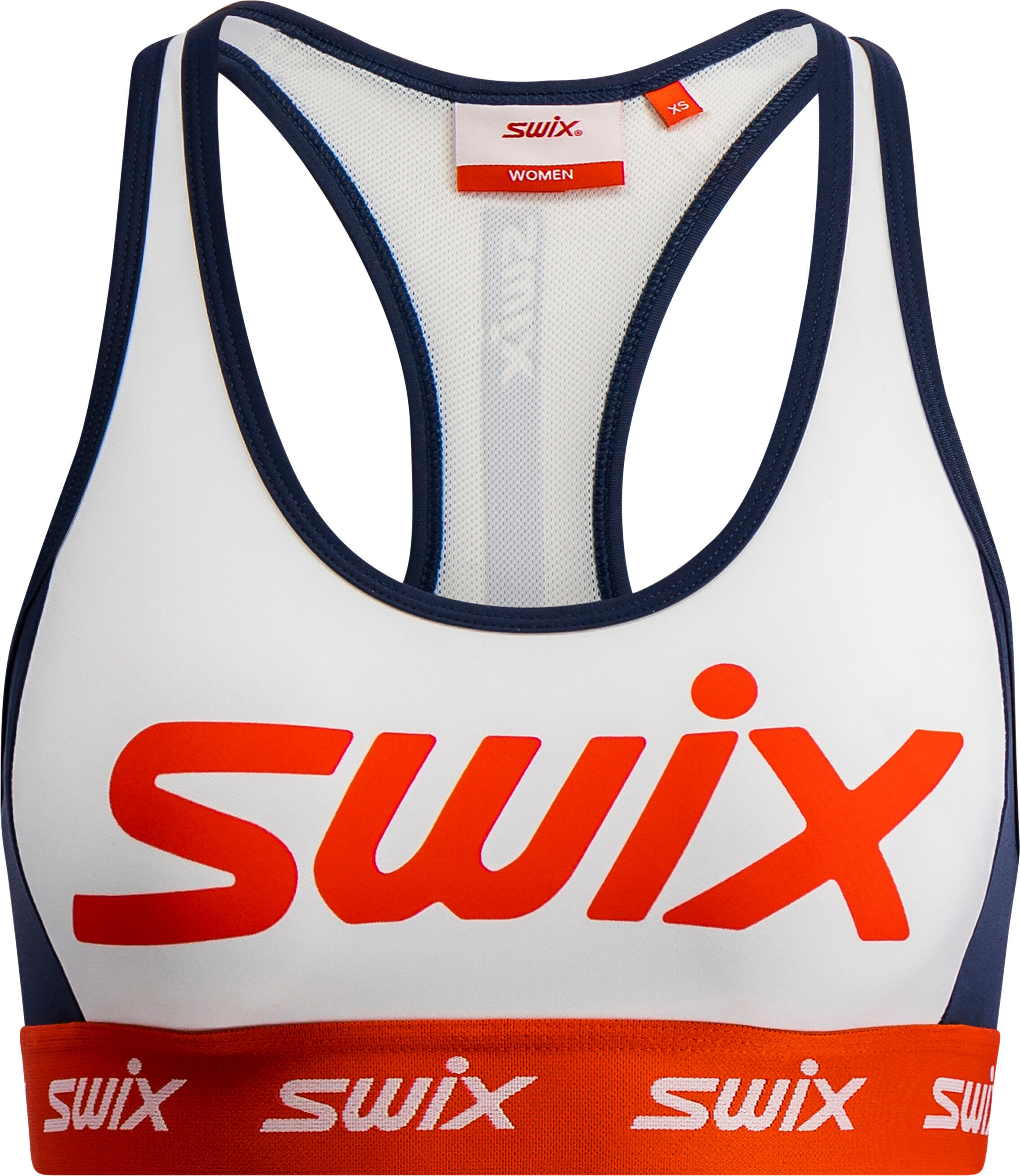 Swix Women's Roadline Bra Bright White/Fiery Red L