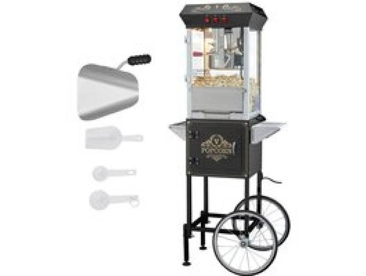 Machine à Pop-corn - DUOKU - NP08001SEC - 850 W - Chariot - Verre Trempé