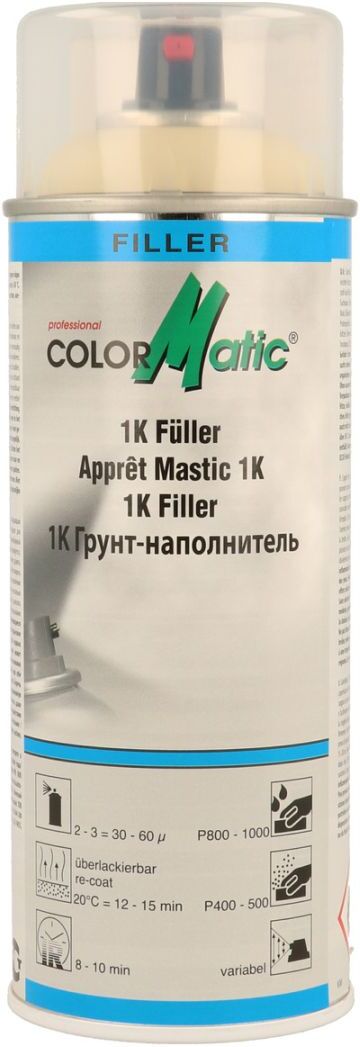 european aerosols ColorMatic 1K Füller beige, braun, 400 ml