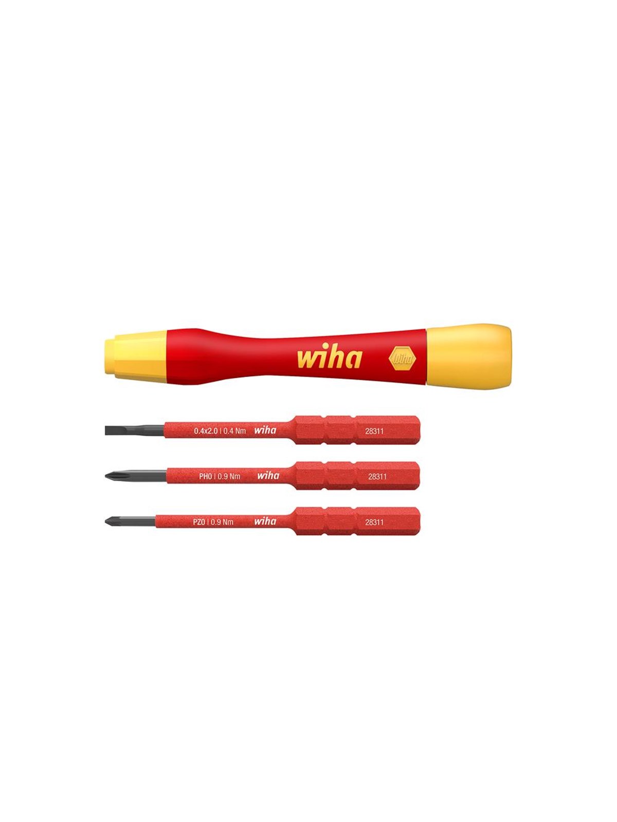 Wiha fine screwdriver set picofinish slimvario electric