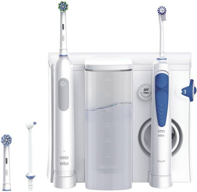 Oral-B Kit idropulsore e spazzolino Oral B SERIES 1 Oral Health Center Pro Wh