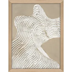 Gemälde RAW SHAPE 3 (BHT 52x72,80x2,80 cm) - bunt - BHT 52x72,80x2,80 cm