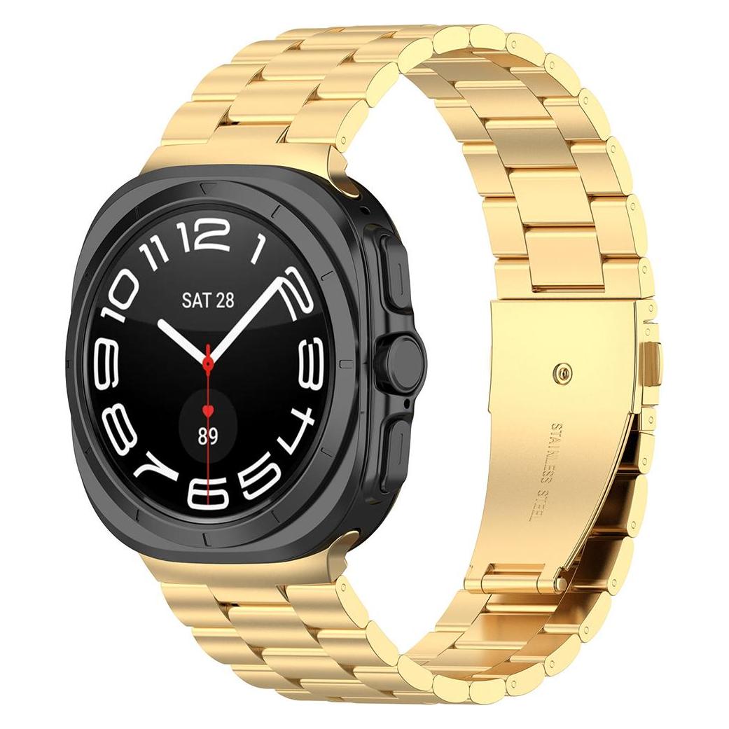 Techsuit - Watchband (W010) - Samsung Galaxy Watch Ultra 47mm - Gold (Stainless Steel) (56359382)