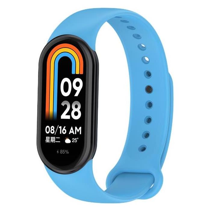 OEM Mi Band 9 / M9 / 8 / M8 Silikonarmband (11), BLAU (Silikon) (64722706)