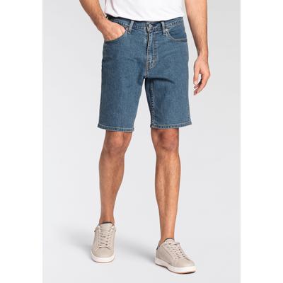 Jeansshorts LEVI'S "445 ATHLETIC SHORTS", Herren, Gr. 32, N-Gr, blau (hermes swift short), Denim/Jeans, Obermaterial: 95% Baumwolle, 3% Elastomultiester, 2% Elasthan, Jeans Jeansshorts, Sommerhose mit Stretchanteil