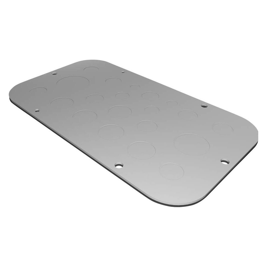 Rittal Metall-Flanschplatte Grösse 1 AX 2571.100 (2571100)