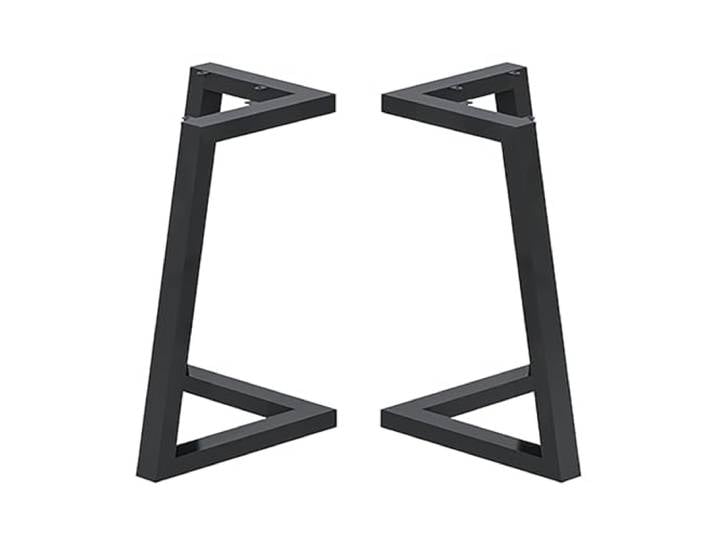 JIiopCFegh Tischbeine, 2er-Set hohe Tischbeine aus Metall, Schreibtischbeine(Black,72x70cm)