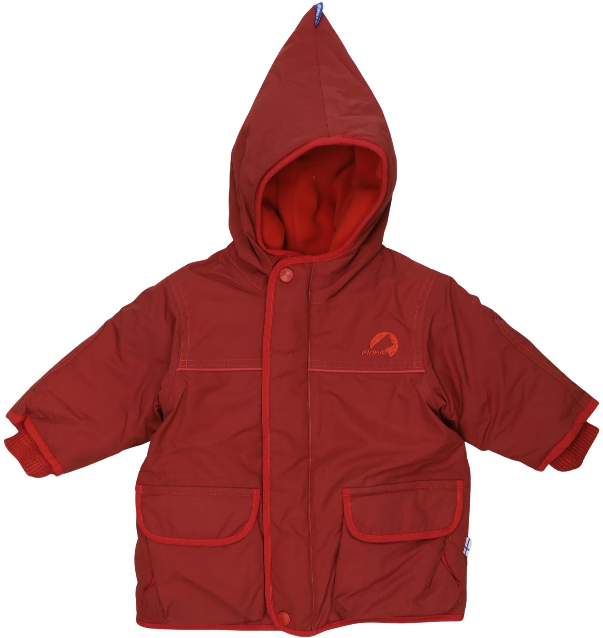 Finkid Jungen Jacke oder Mantel, Rot, Gr. EU 80, Synthetik - Second Hand