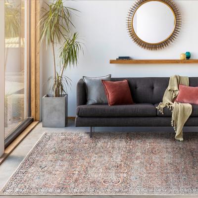 Livabliss Antonella Traditional Vintage Machine Washable Area Rug