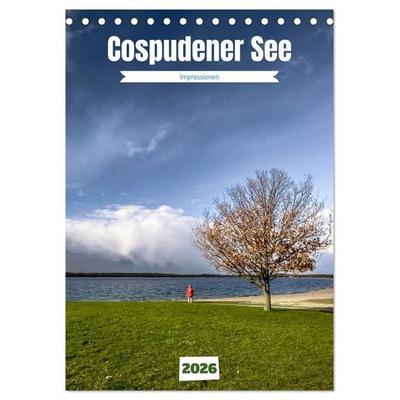 Cospudener See (Tischkalender 2026 DIN A5 hoch), CALVENDO Monatskalender