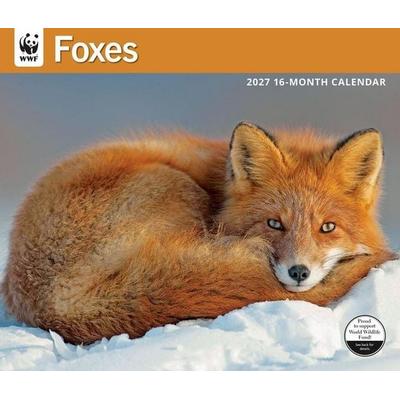 WWF Foxes 2027 Deluxe Wall Calendar