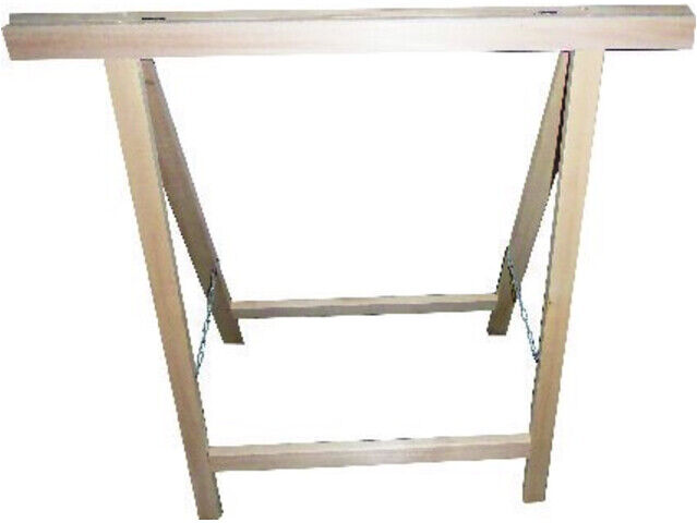 Chevalet pliant en bois 75x75 cm, pliable, universel ; zelos concept (4053569888998)