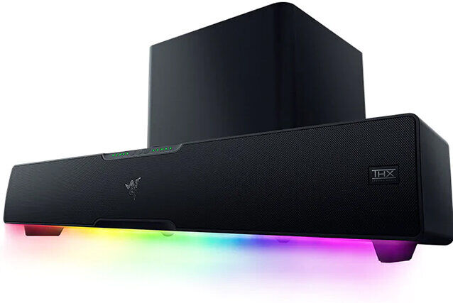 COLUNAS GAMING RAZER LEVIATHN V2 PRO