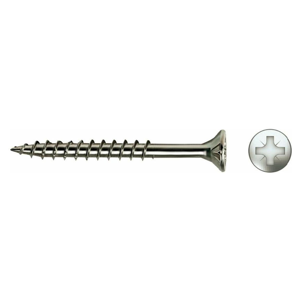 [n]fibrecare Schraubenkasten CELO VLOXP PZ Teilweise Gewinde 5 x 90 mm Verzinkt Senkkopf (100 Stück) (100 Schrauben pro Stück) (45638225)