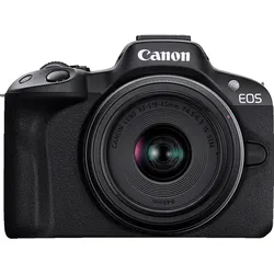 CANON EOS R50 Kit Spiegellose Systemkameras mit Objektiv 18-45 mm, 7,5 cm Display, WLAN