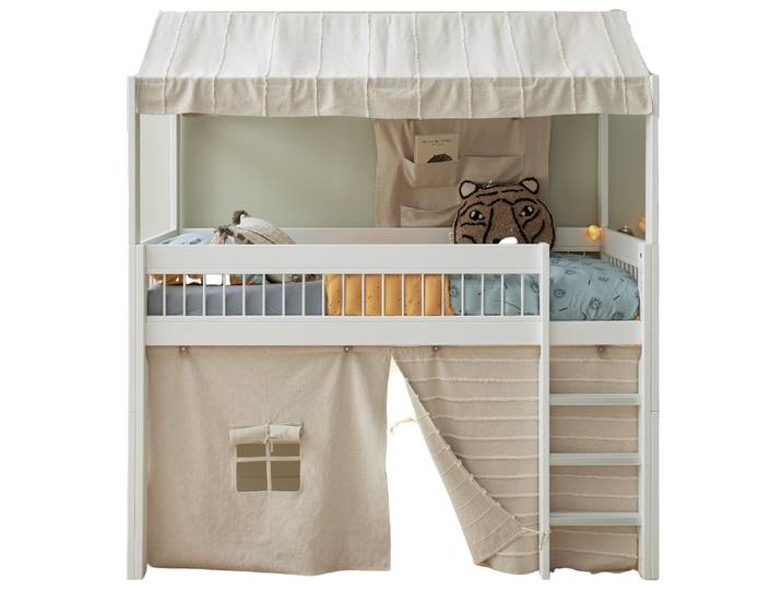 Halbhohes Bett Breeze Essence inkl. Dachkonstruktion