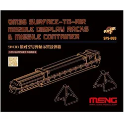 Meng-Model 9M38 Surface-to-air Missile DisplayRacks & Missile Container (Resin)