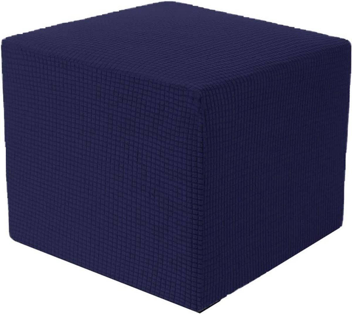 Stretchy Fluwelen Ottoman Hoezen voor Vierkante Poefs en Opbergkrukken