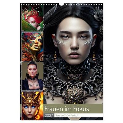 Frauen im Fokus (Wandkalender 2027 DIN A3 hoch), CALVENDO Monatskalender
