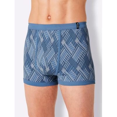 Schlüpfer KINGS CLUB, Herren, Gr. 9, 2 Stk., blau (mittelblau, bedruckt), 100% Baumwolle, Unterhosen