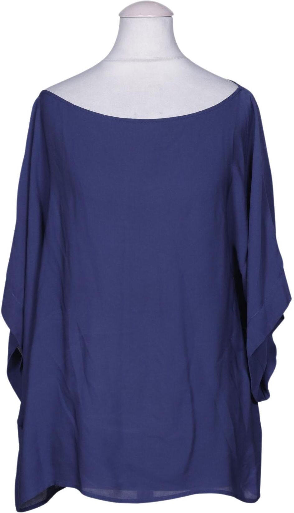 Herzensangelegenheit Damen Bluse, Marineblau, Gr. EU 34, Seide - Second Hand