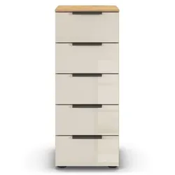 Kommode Flipp Glas Beige Champagner