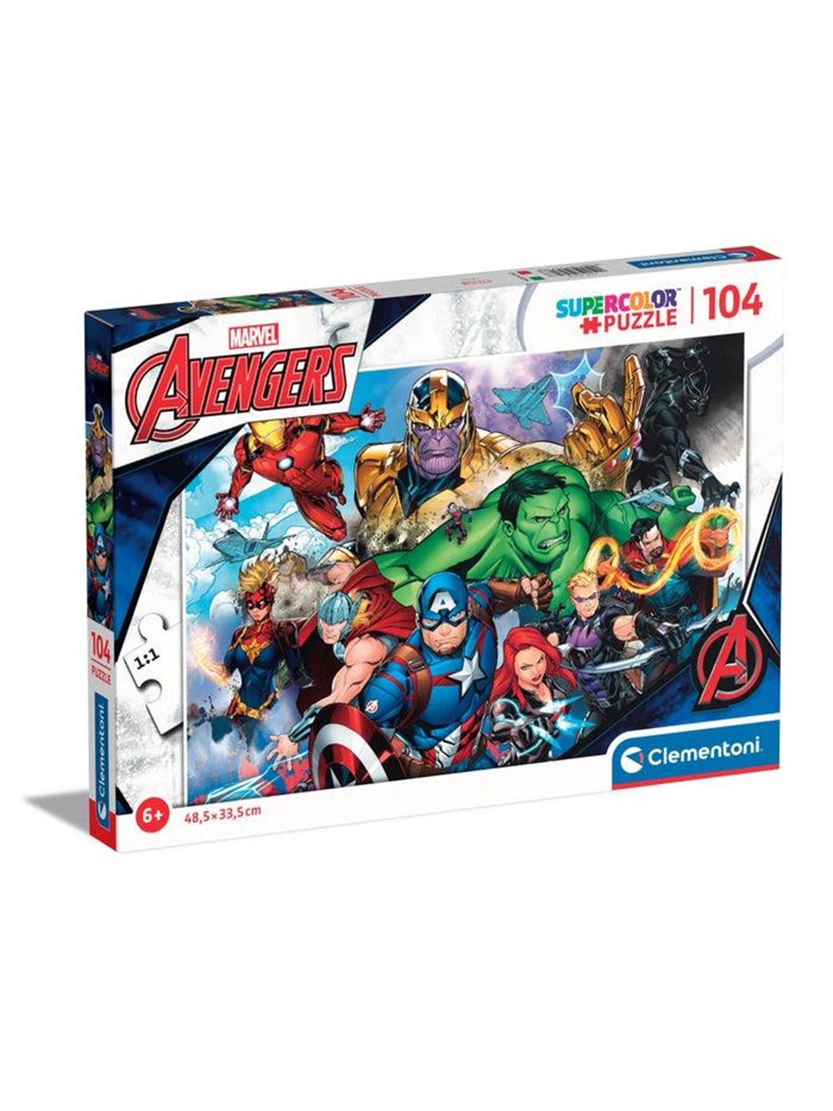 Clementoni Jigsaw Puzzle Super Color Avengers 104pcs. 2D Puzzles