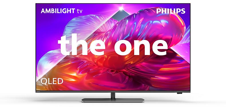 Philips The One Ambilight TV 55PQS9011/12 55 Zoll (139 cm) 4K QLED Fernseher, 120 Hz, P5 KI-Prozessor, Dolby Atmos, Titan OS Smart TV