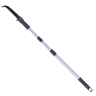 Gartensäge MAXIMEX "Maximex 2in1", silber (schwarz), B:3,5cm H:5cm L:142cm, Kunststoff, Stahl, Handsägen, Astsäge und Teleskopstiel, bis zu 342 cm Arbeitshöhe