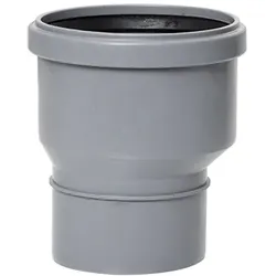 Airfit Reduzieradapter Muffe DN 110 Spitzende 90, exzentrisch, aus PP