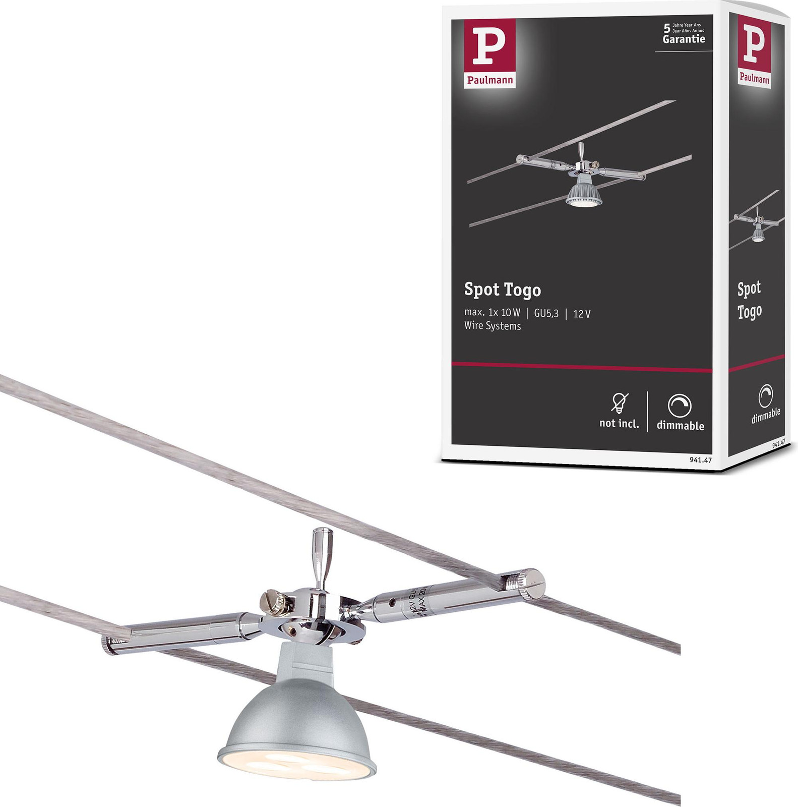 Paulmann TogoLED individuele LED-spot voor het Seilsysteem