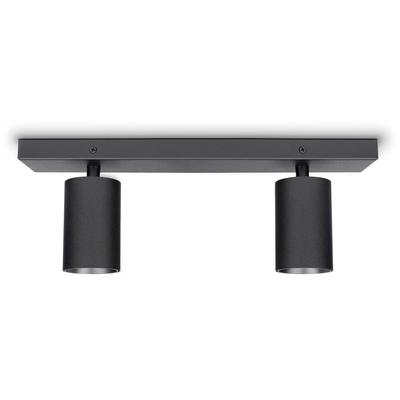 PACO HOME Wandleuchte "TIMO SQ", schwarz, 2, Ø 5,7cm H: 12,7cm, Leuchten, Wandleuchte
