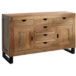 WOLFMÖBEL Sideboard Yoga 2.0 Holz Braun Sheesham
