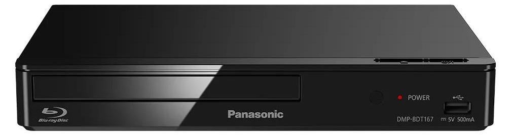 Panasonic DMP-BDT167AG Full HD Blu-ray speler met Dolby Digital en DTS-HD ondersteuning