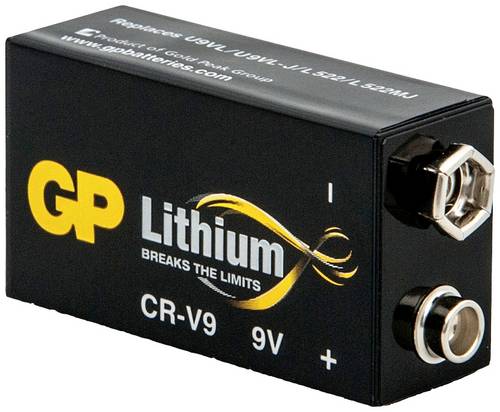 GP GPCR9VSTD565C1 9V Block-Batterie Lithium 800 mAh 9V 1St.