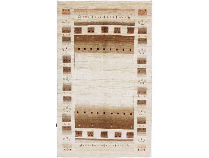 Perser Gabbeh Loribaft Teppich 155x257 Handgeknüpft Modern Orientteppich Perserteppich Wolle