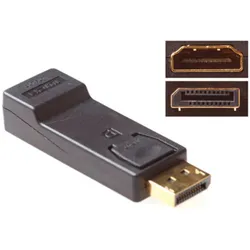 ACT Advanced Cable Technology AB3985 DisplayPort HDMI Schwarz Videokabel-Adapter, Video Adapter, Schwarz
