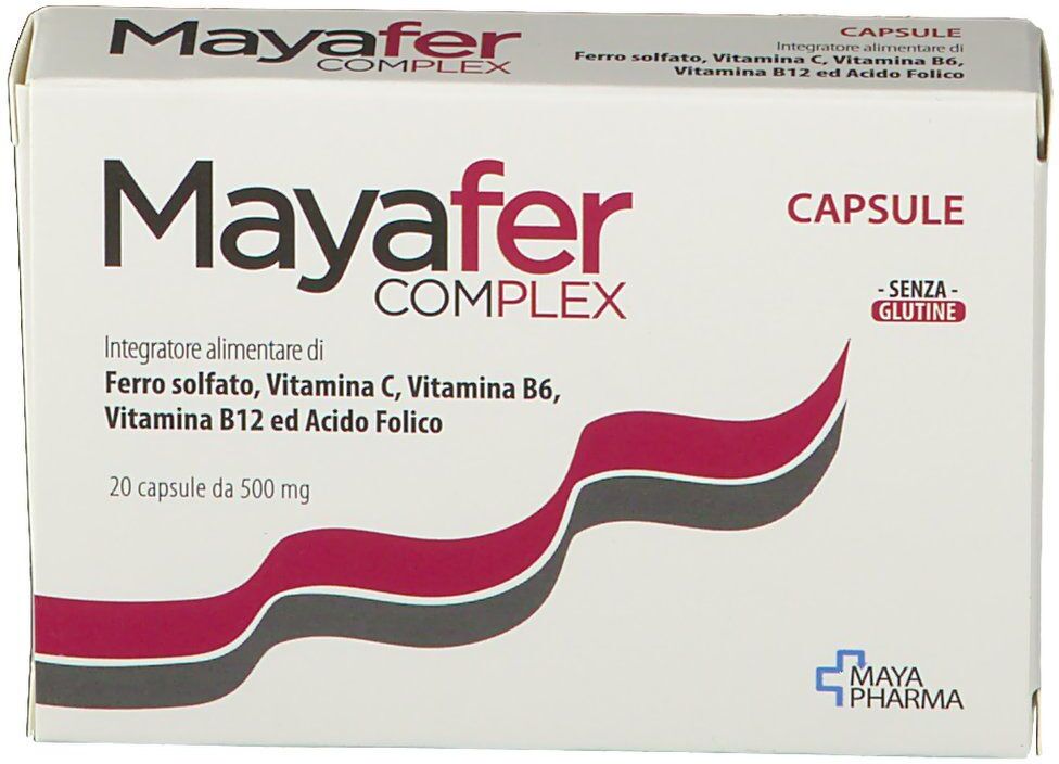 MAYA PHARMA Srl MayaFer Complex, 20 Capsule da 500 mg