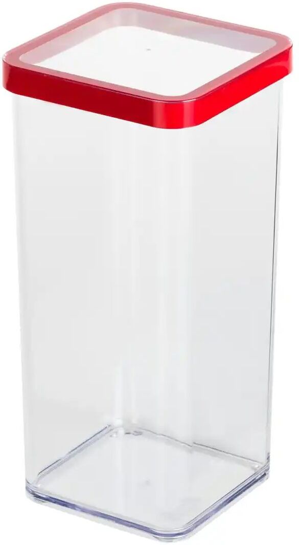 Rotho Dose quadratisch 1 5 l  Loft ¦ transparent/klar ¦ Kunststoff ¦ Maße (cm):