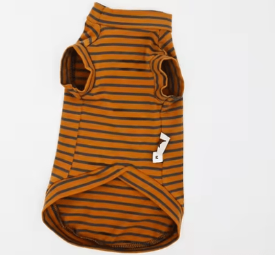 Inspire Picks Breathable Cotton Summer Vest For Sphynx & Hairless Cats light Brown xsold