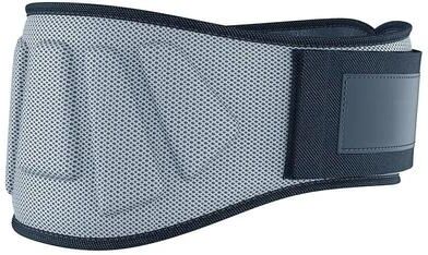 Uplift Essentials Sports Fitness Weightlifting Waist Belt And Gym Lumbar Back Support light Grey l